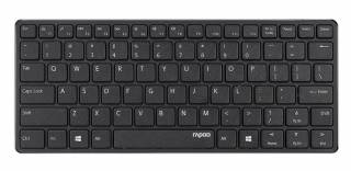 Rapoo E6350-B Bluetooth Mini Keyboard - BLACK / Blade Series Keyboard